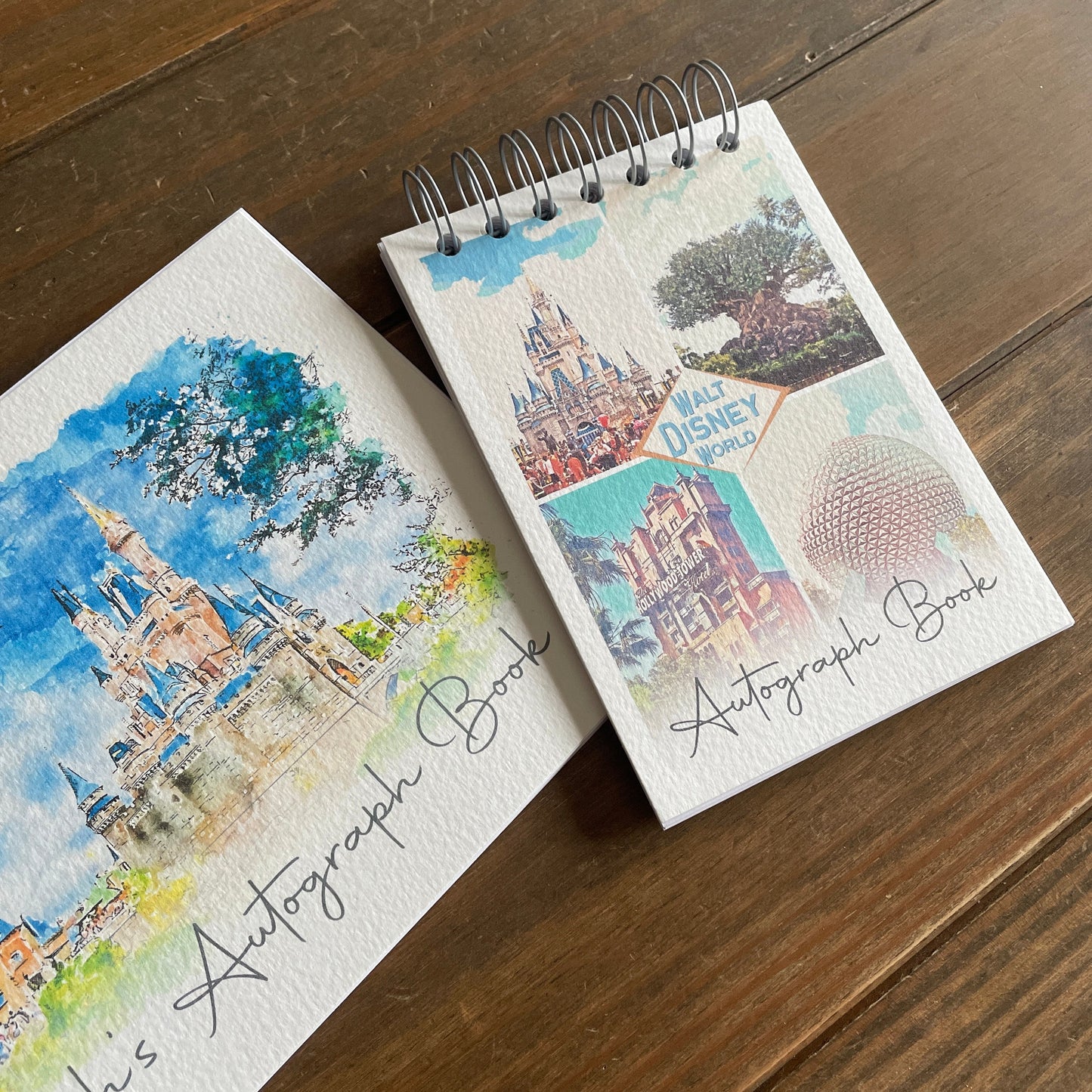 Disney Autograph Books, Personalised Walt Disney World Autograph Books, Boardwalk Resort, Disney Scrapbook, Signature Book, Photobook