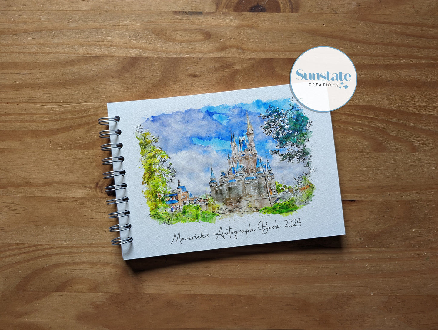 Walt Disney World Autograph Books, Disney Autograph Book, Personalised, Magic Kingdom, Disney World, Disney Scrapbook, Disney Signature Book