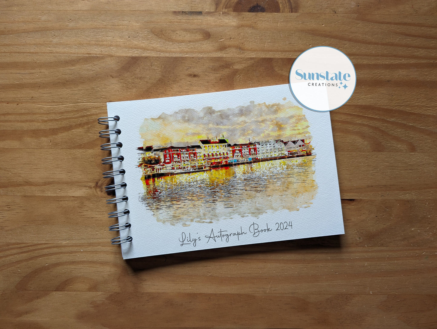Disney Autograph Books, Personalised Walt Disney World Autograph Books, Boardwalk Resort, Disney Scrapbook, Signature Book, Photobook