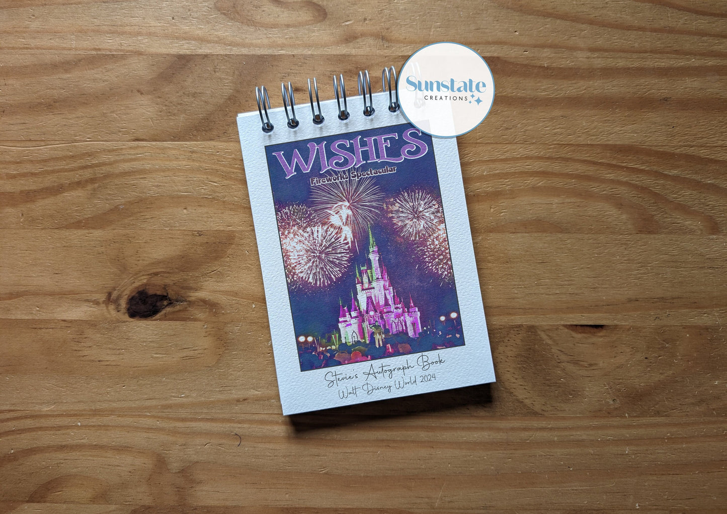 Disney Autograph Books, Walt Disney World Autograph Book, Personalised, Wishes, Magic Kingdom, Disney World Scrapbook, Disney Signature Book