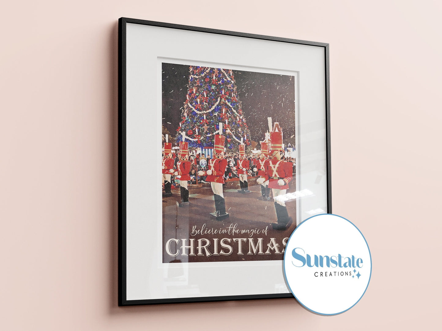 Christmas Nutcrackers, Retro Disney Poster, Walt Disney World Prints