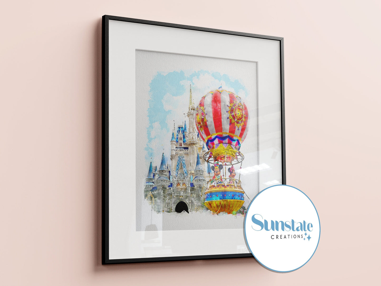 Festival Of Fantasy Parade, Disney Watercolour Print, Disney Prints, Disney Posters, Walt Disney World Prints, Disney Wall Art, Disney Gift