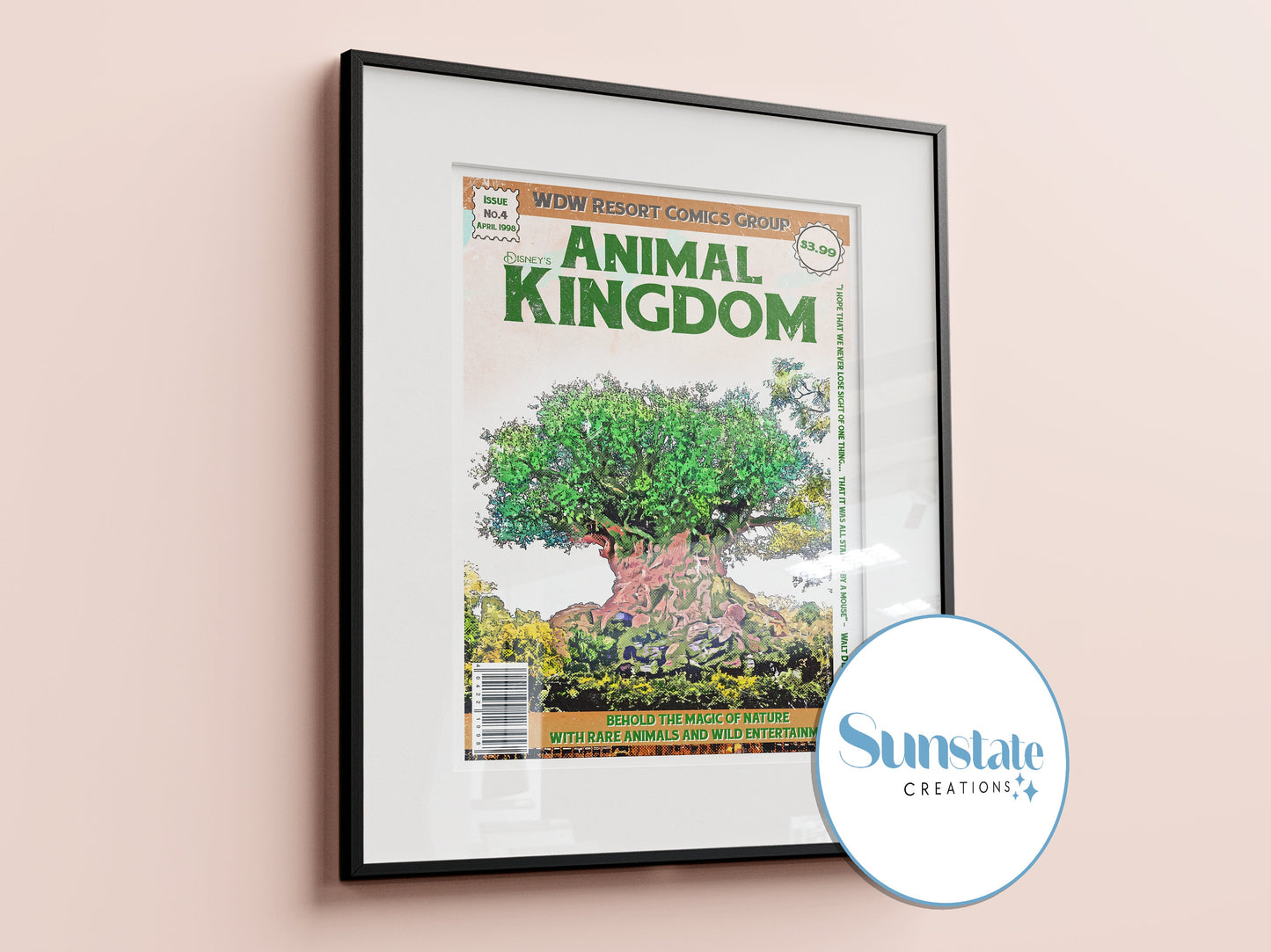 Walt Disney World Retro Prints, Retro Comic Book Style Disney Prints