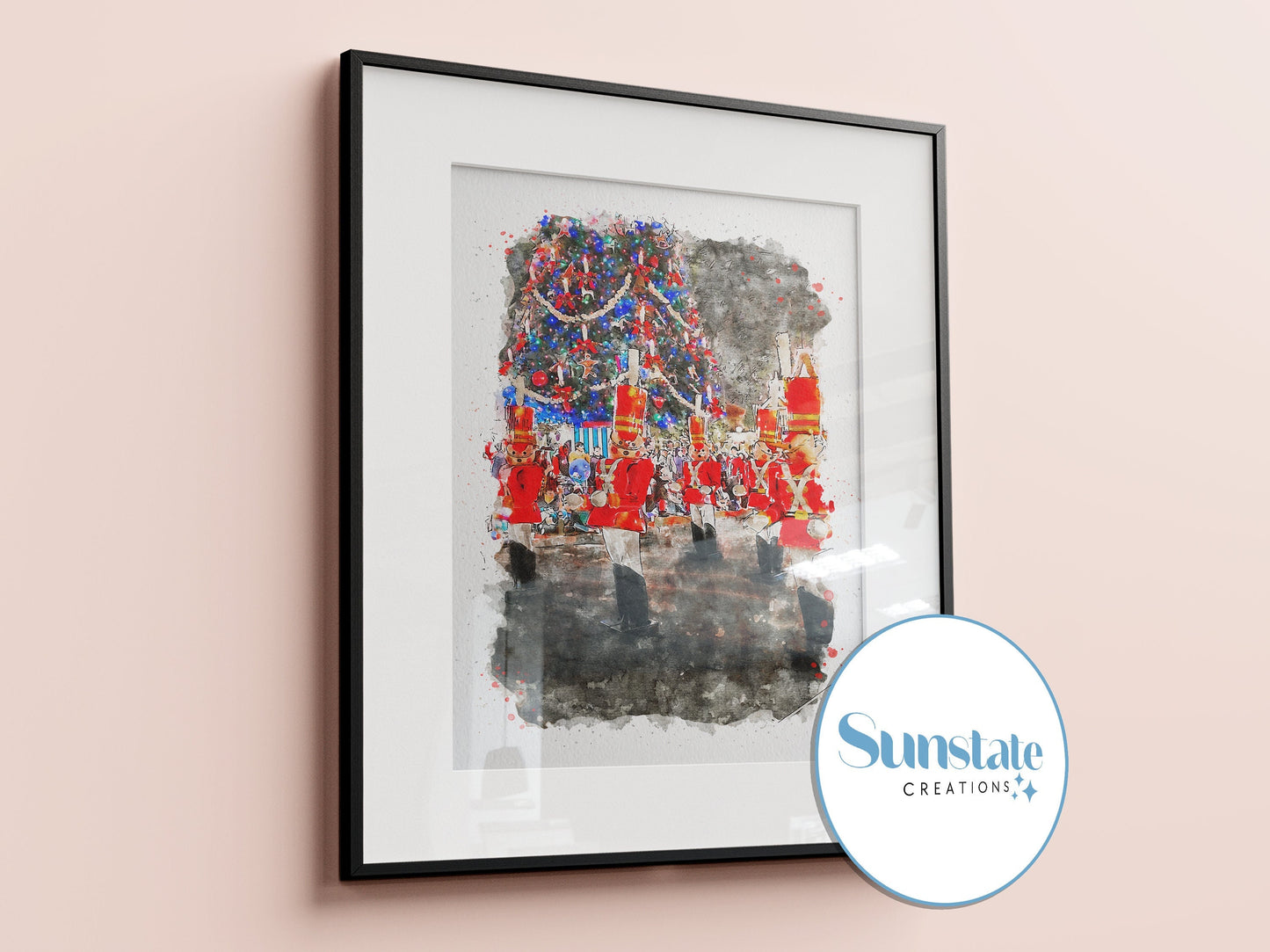 Christmas Nutcrackers, Watercolour Print, Walt Disney World Prints