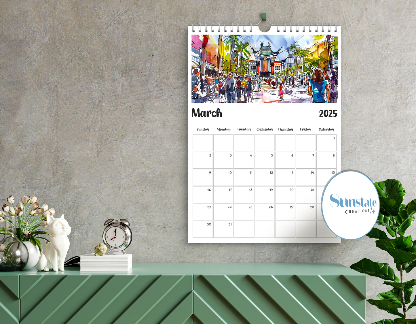 Walt Disney World Calendar 2025, Disney Calendars, Disney Wall Calendar