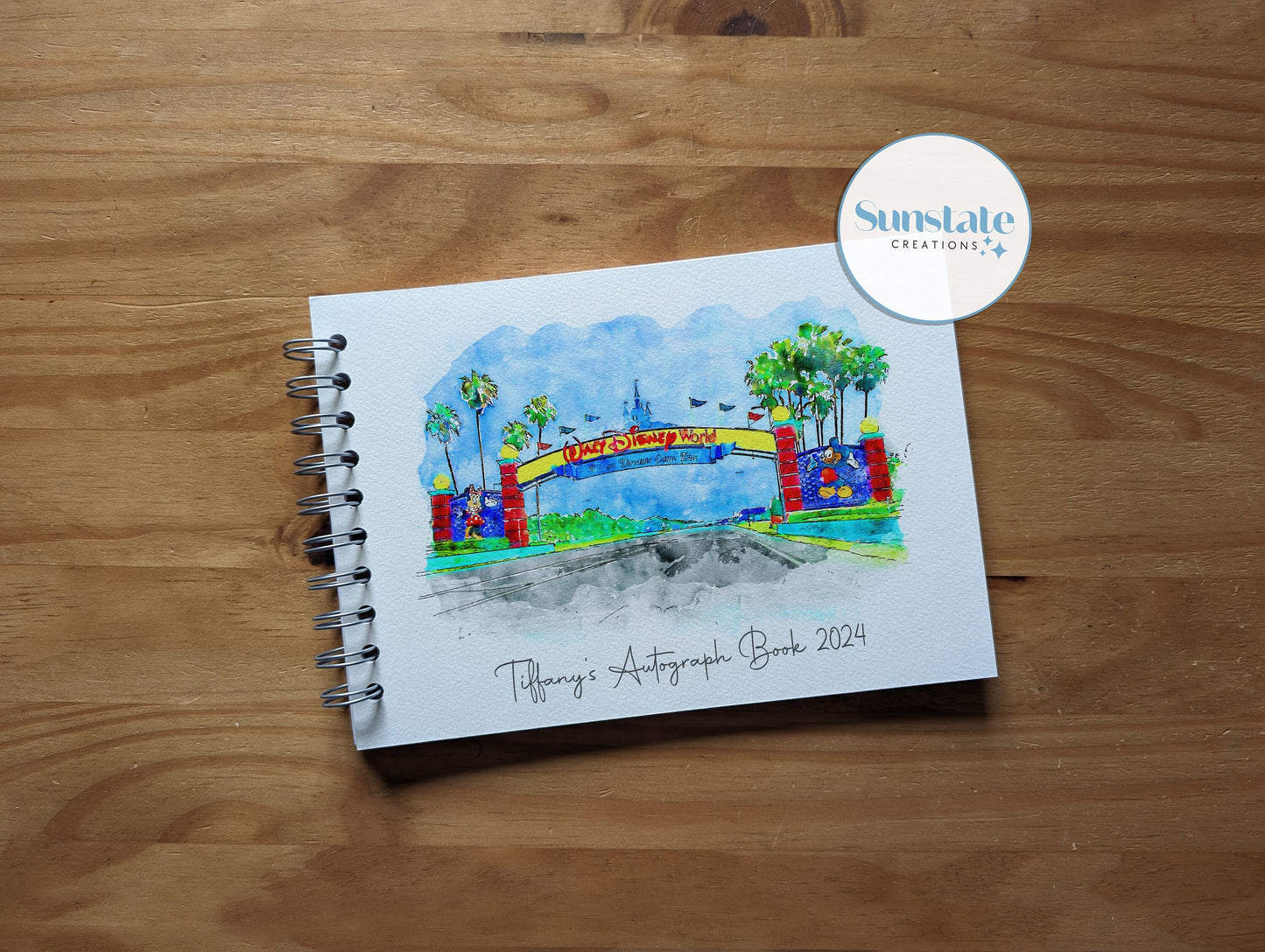 Personalised Disney Autograph Books, Walt Disney World Autograph Book, Disney Arch, Disney Scrapbook, Disneyworld, Signature Book, Photobook