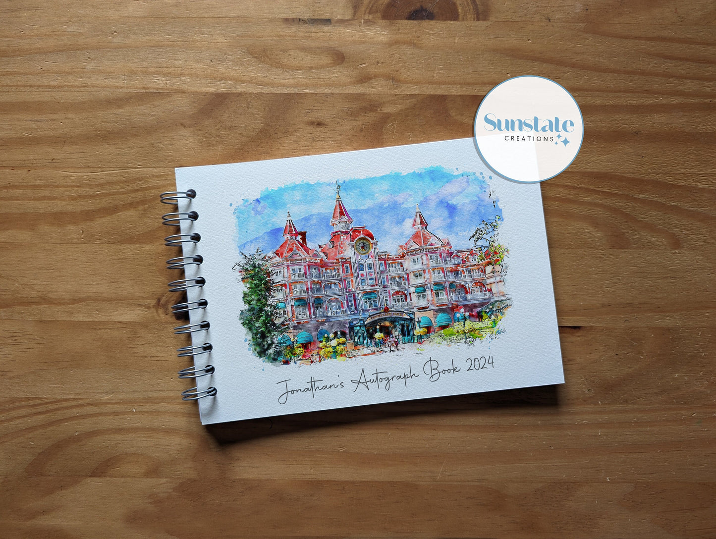 Personalised Disneyland Paris Autograph Books, Disney Autograph Books, Disneyland Paris Hotel, Disney Signature Book, Disney Paris Scrapbook