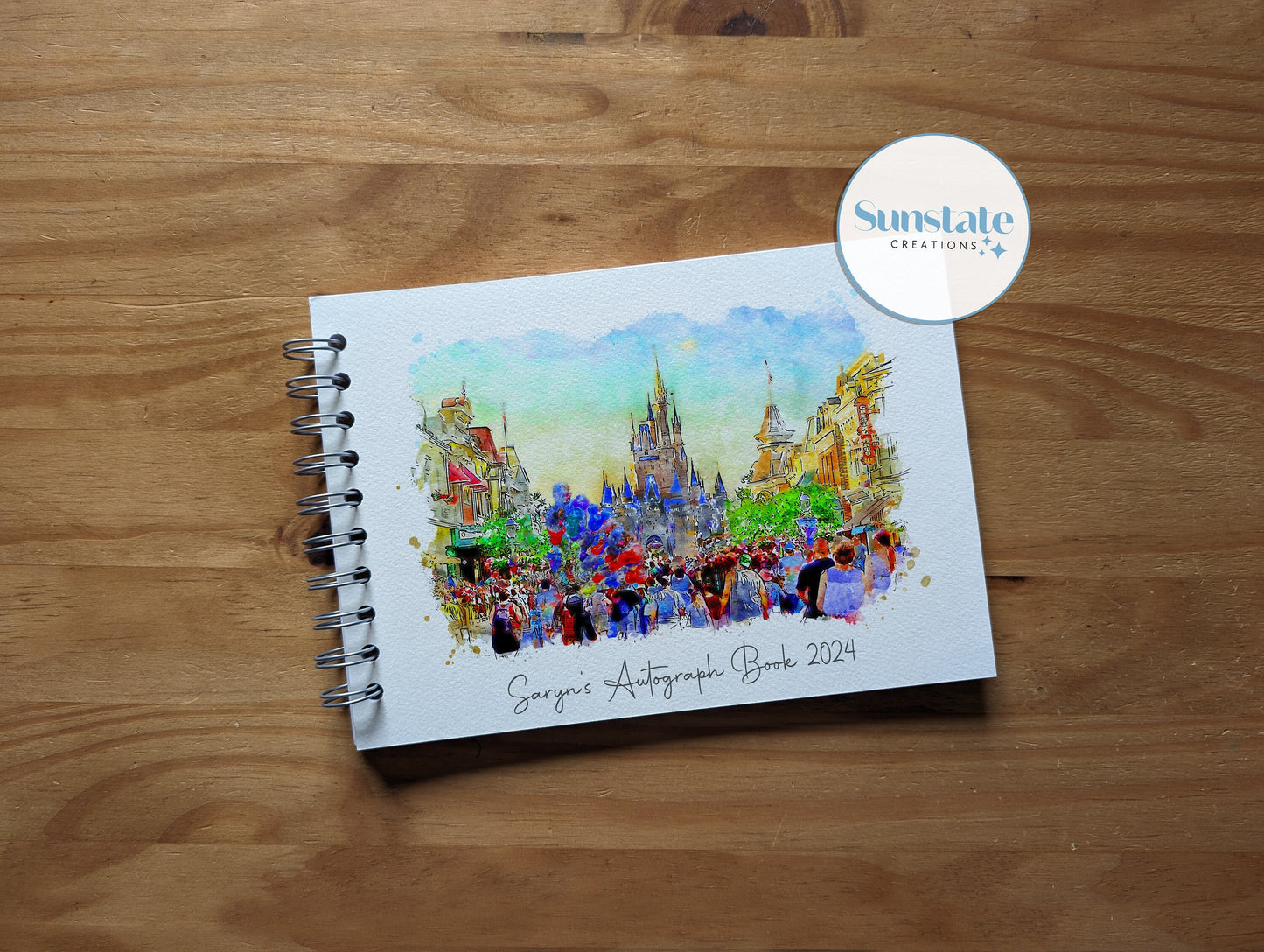 Personalised Walt Disney World Autograph Books, Disney Autograph Books, Thunder Mountain, Magic Kingdom, Disney Signature Book, Photobook